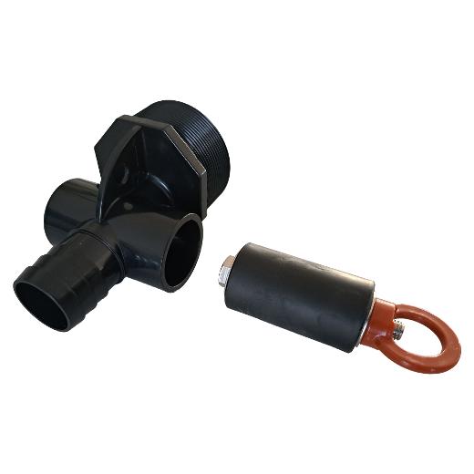 Outlet valve set for Kirami hot tub