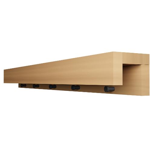 Kirami FinVision -changing room Clothes hanger Nordic misty