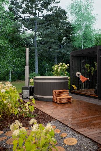 Upgrade de Kirami FinVision® -patio met een hottub!