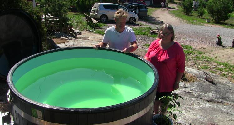 De nieuwe hottub is gemakkelijk te onderhouden en voorzien van ledverlichting | Kirami