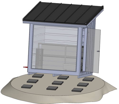 Aanbevolen fundament voor de FinVision -sauna | Kirami
