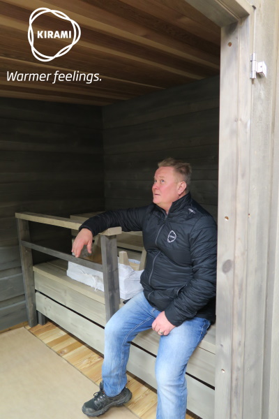 Mika Rantanen, directeur van Kirami | Kirami Sauna Factory 