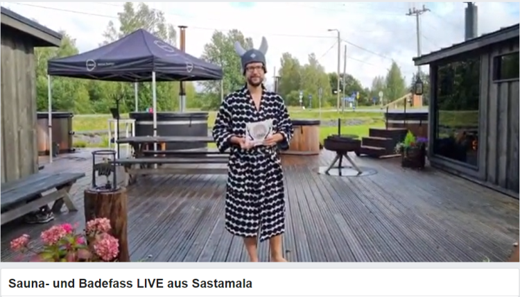 René Schwarz | Facebook-livestream vanuit de sauna | Kirami