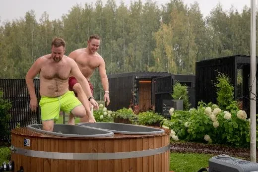 Kies zelf of je wilt baden in een koud, warm of heet basin |Twinny