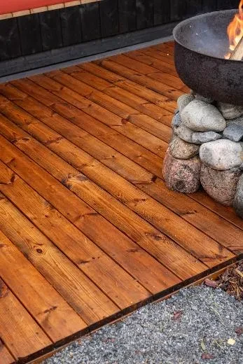 Zorg voor een indrukwekkende blikvanger in je tuin met de Kirami FinVision® -patio.