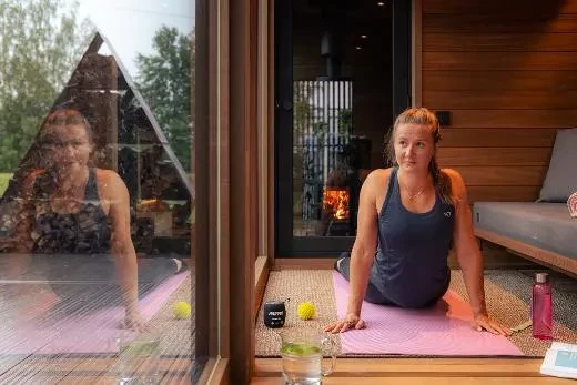 Een ruime yogaruimte in je achtertuin | Kirami FinVision® -lounge XL Misty