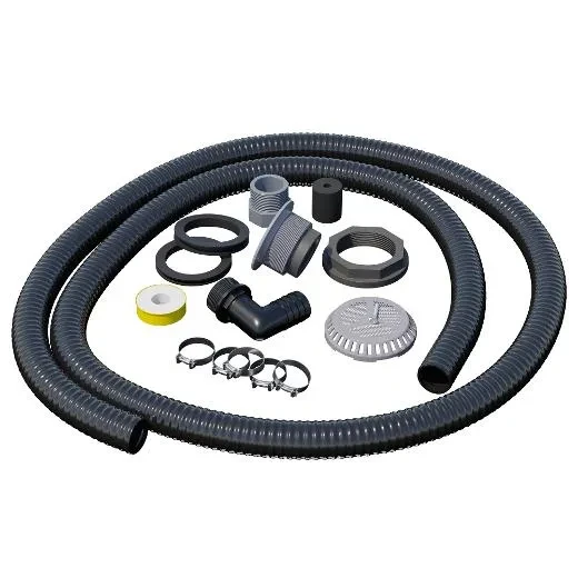 Hose connection kit for plastic Kirami hot tubs