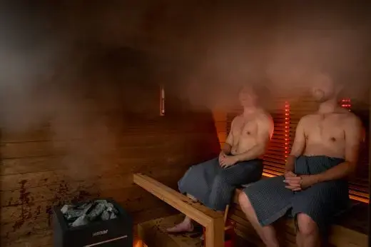 Kirami FinVision® -sauna M Misty, Harvia Virta Combi 10,8 kW - buitensauna