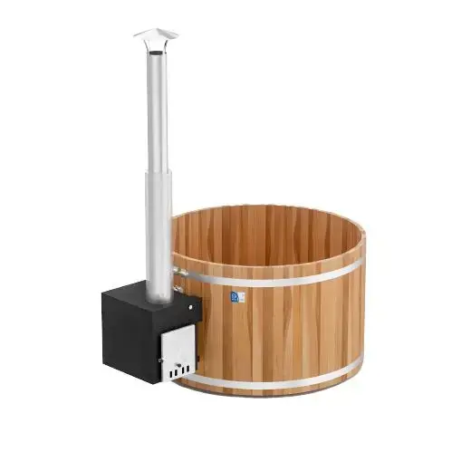 De Kirami Premium Woody M - een echte en traditionele hottub van hoge kwaliteit voor een gemiddeld gezin