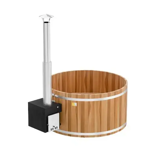 Kirami’s Premium Woody L hottub brengt met de hand afgewerkte luxe