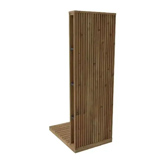 Kirami FinVision® -buitendouche Misty hoogstaand design